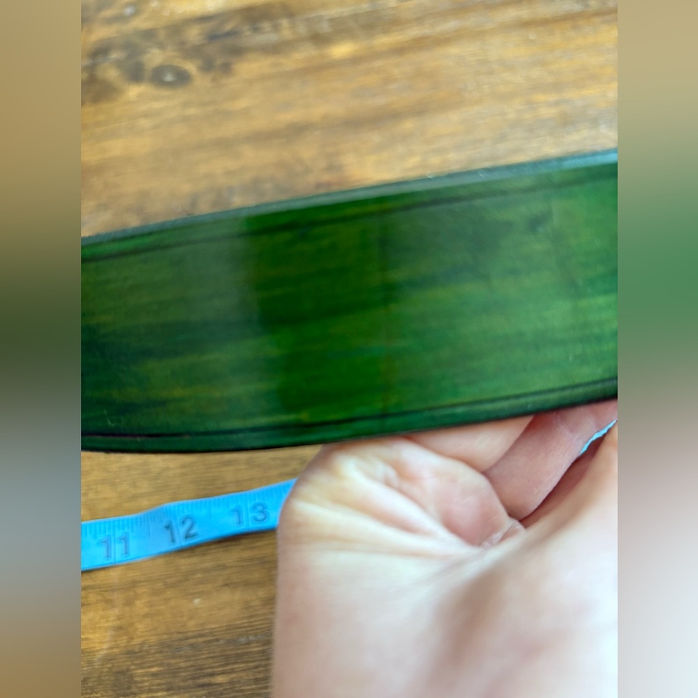 Dogmount Deep Green Leather Collar - Picture 5 of 8